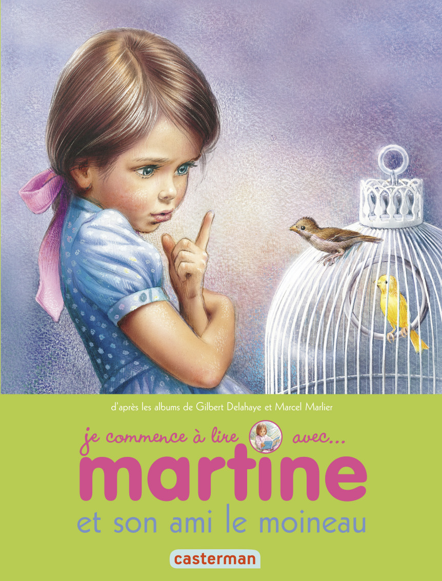 Martine et son ami le moineau