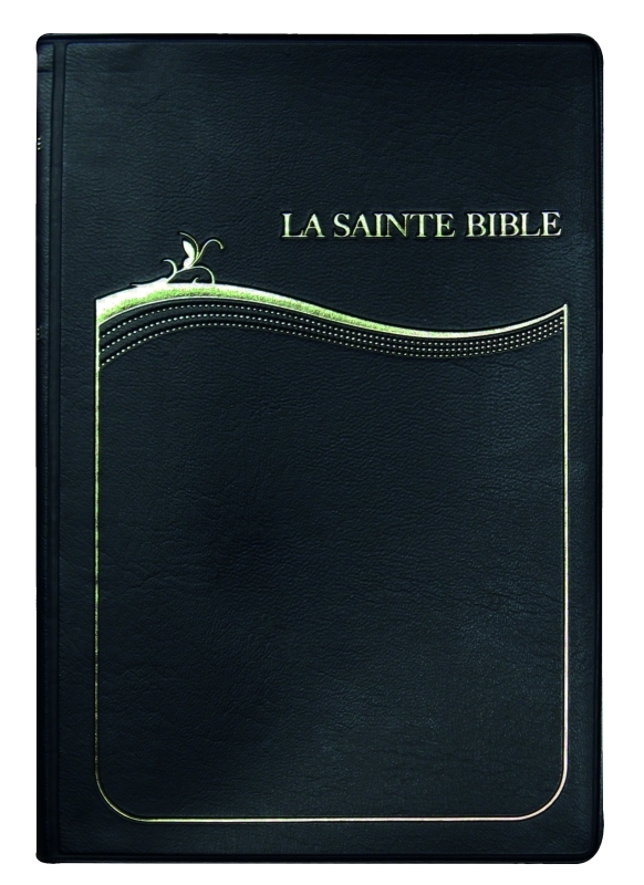 La Sainte Bible Segond 1910 - Noir, vinyle, souple, format miniature