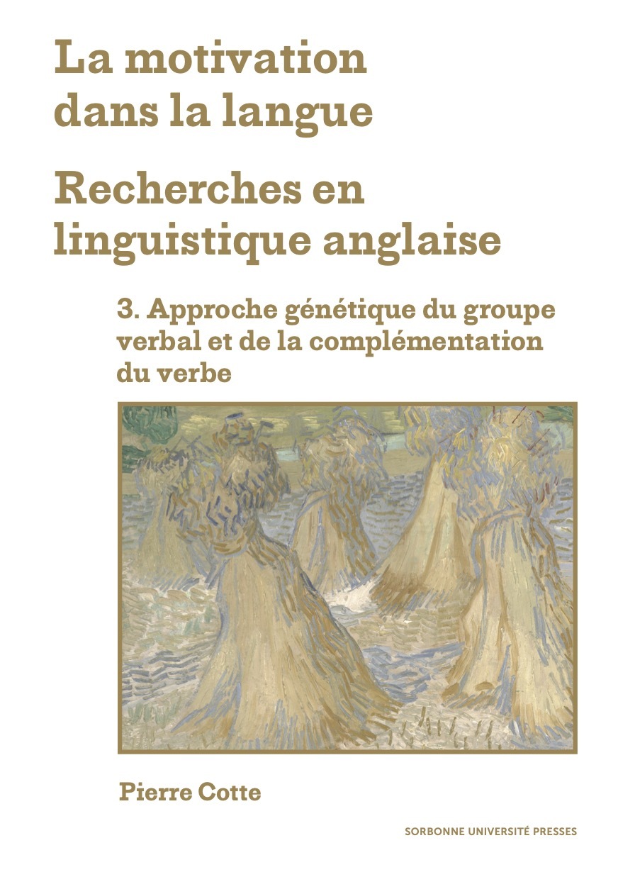 La Motivation dans la langue - Recherches en linguistique anglaise