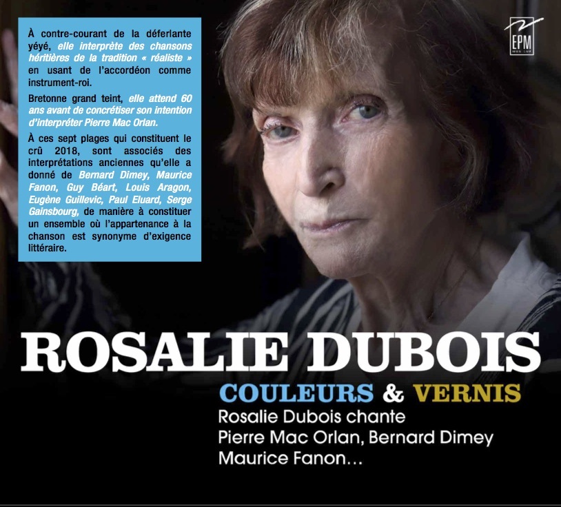 Rosalie Dubois couleurs et vernis