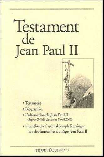 Testament de Jean Paul II