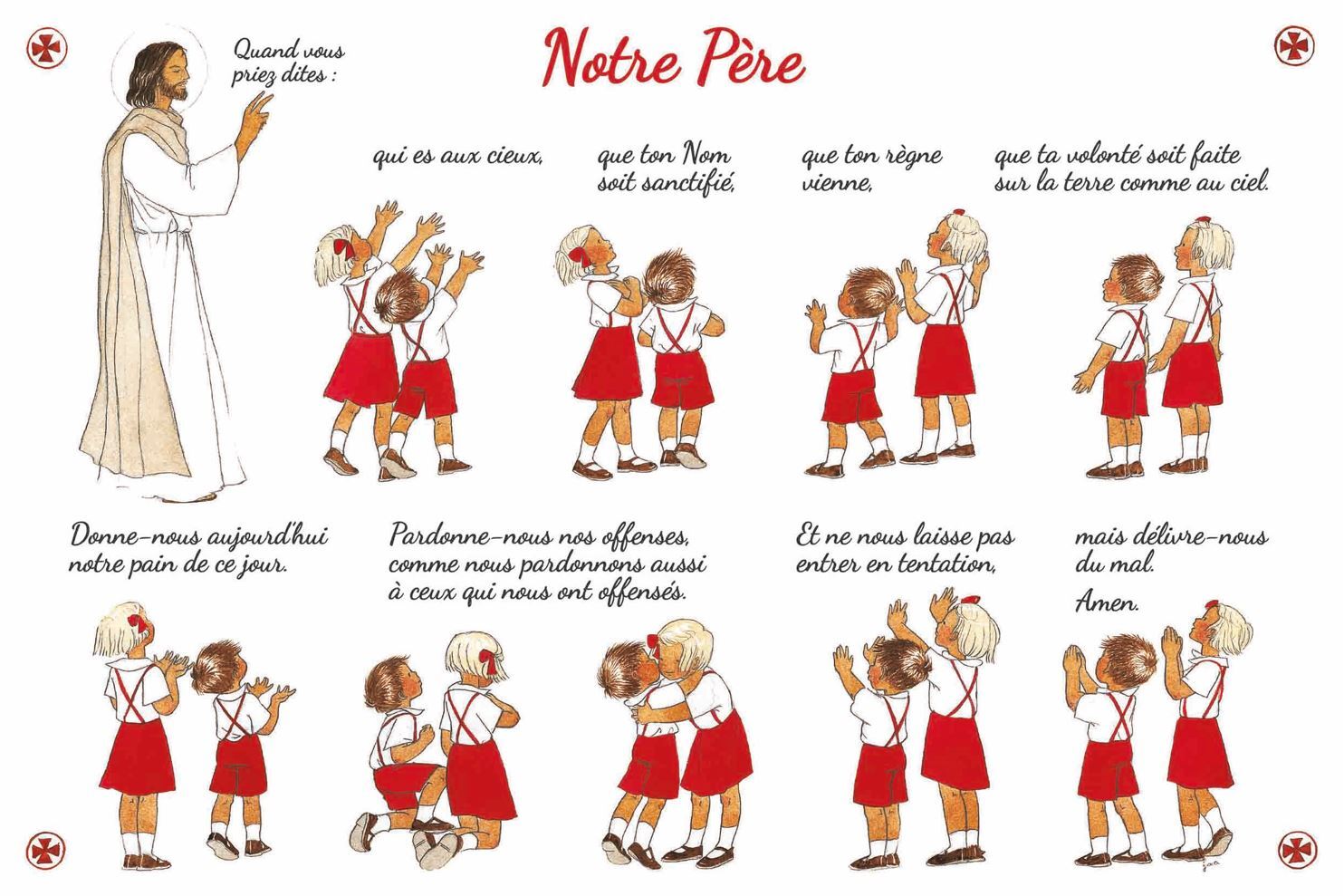 Carte A5 Notre Père - tutoiement 