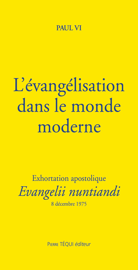 L'évangélisation dans le monde moderne 