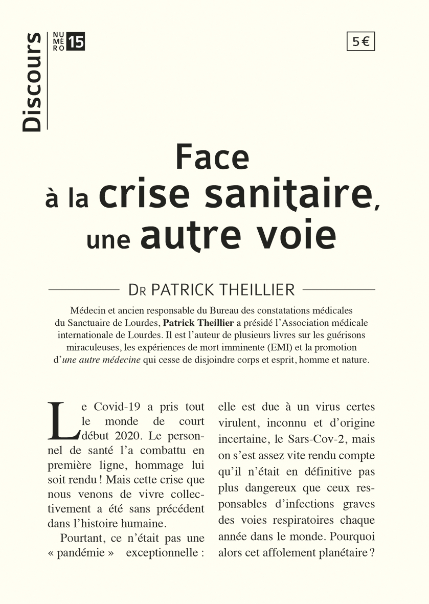 Face à la crise sanitaire, une autre voie (édition complétée) 