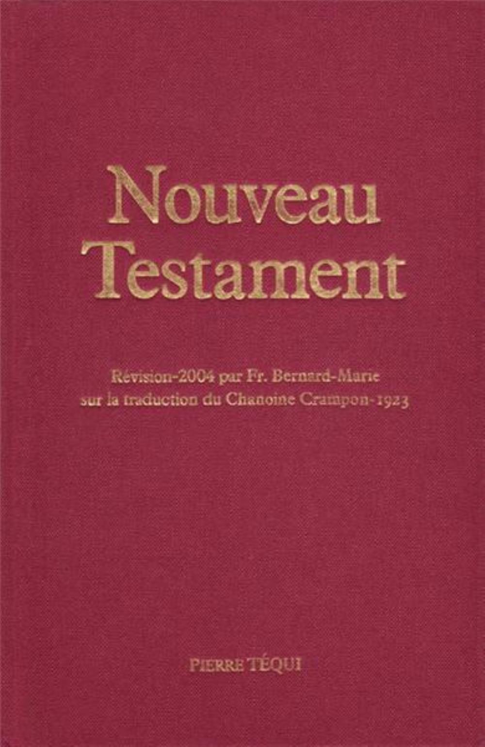 NOUVEAU TESTAMENT : CRAMPON 1923 - 2023