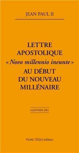 Lettre apostolique novo millennio