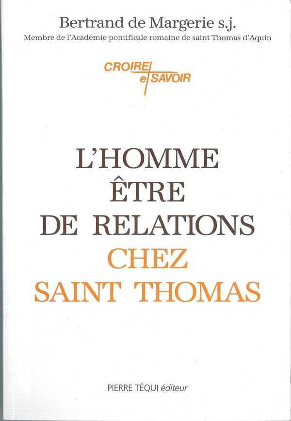L'homme être de relation chez saint thomas