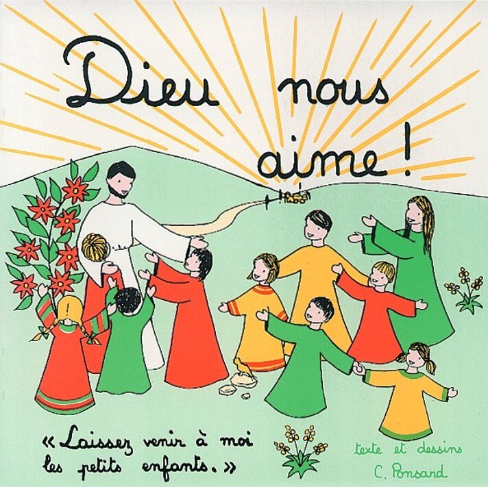 Dieu nous aime - livre enfant
