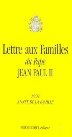 Lettre aux familles