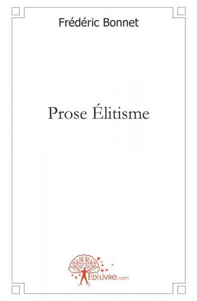 Prose élitisme