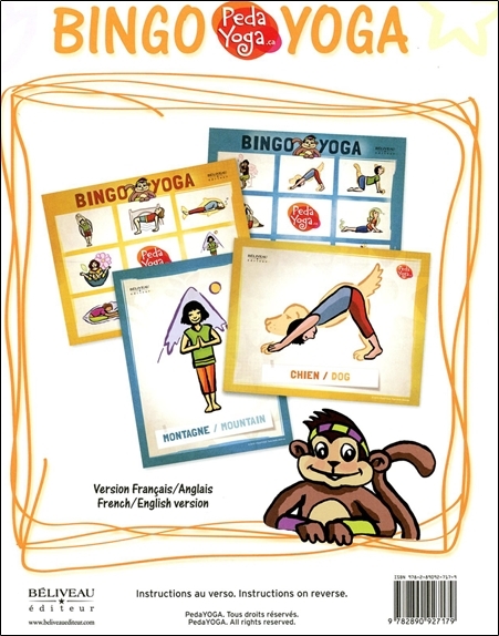 Bingo Yoga pour les enfants - Jeux et postures