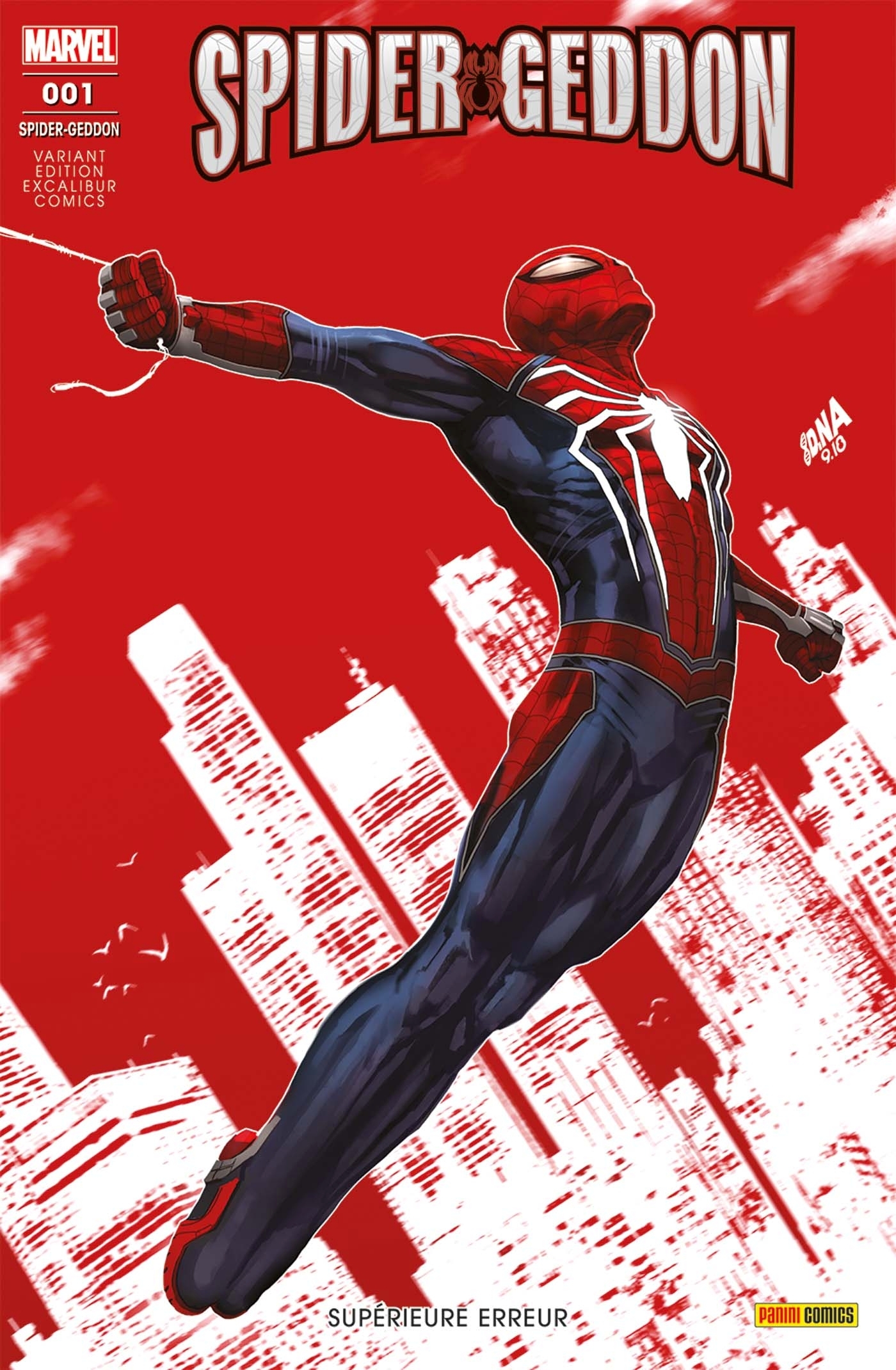 Spider-Geddon (fresh start) N°1 - Variant Excalibur