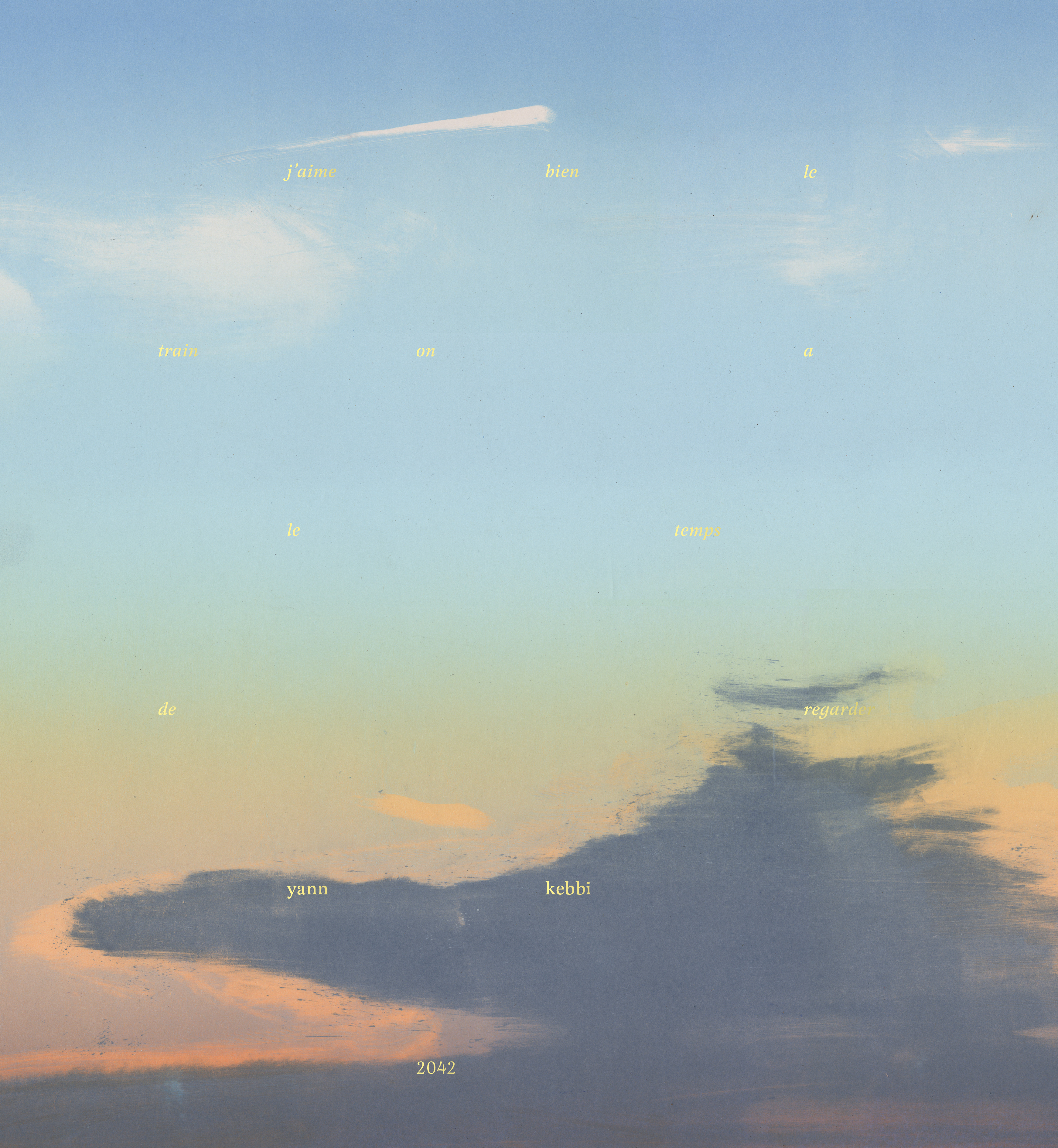 J'aime bien le train, on a le temps de regarder