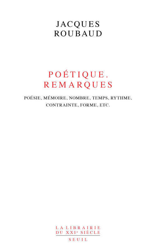 Poétique Remarques