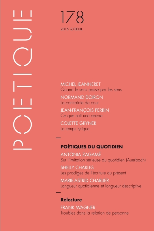 Poétique, n° 178