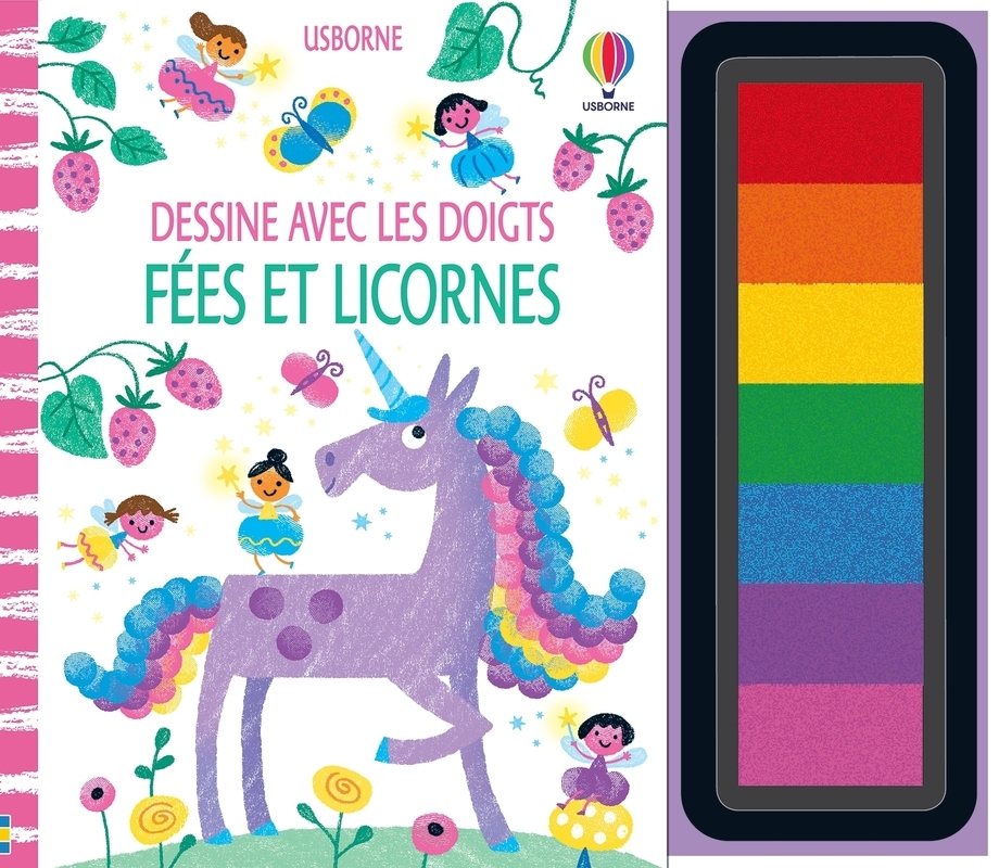 Fées et licornes - Dessine avec les doigts - Dès 4 ans