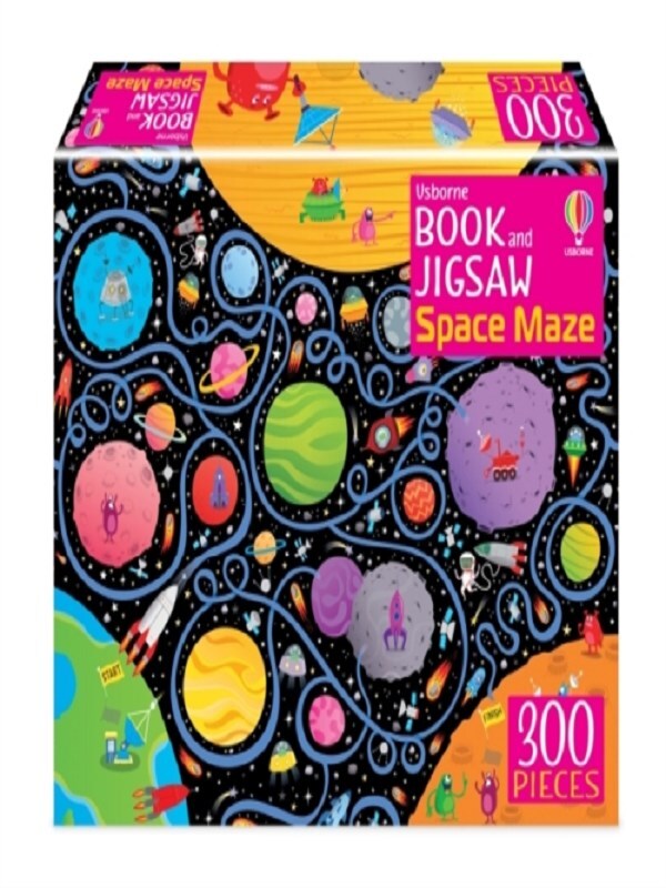 Usborne Book and Jigsaw Space Maze