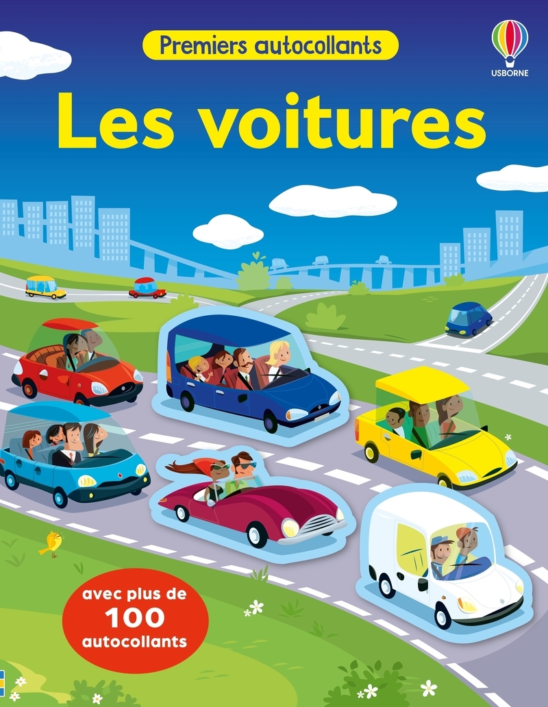 Les voitures - Premiers autocollants - Dès 3 ans
