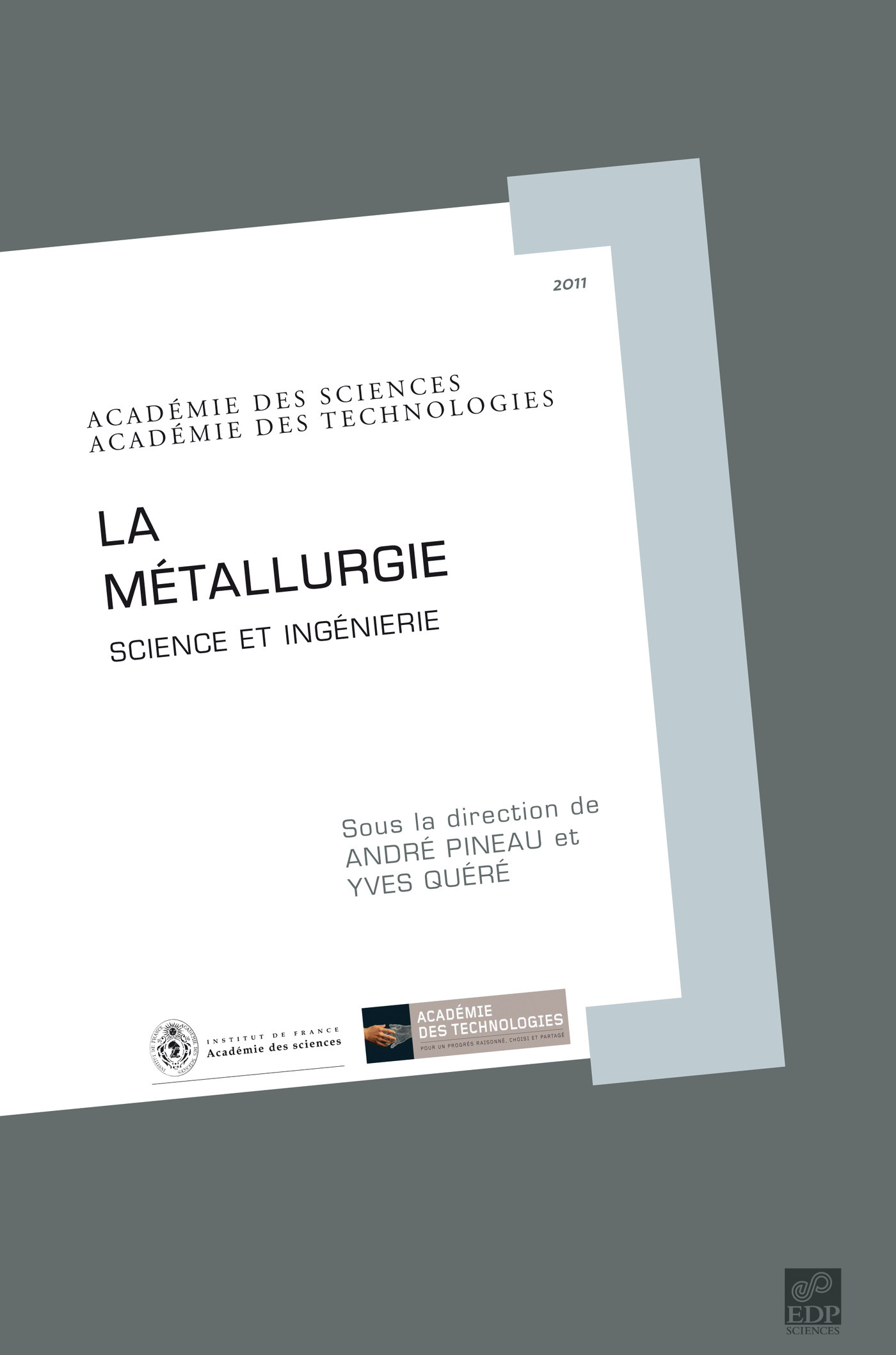 METALLURGIE - SCIENCE ET INGENIERIE