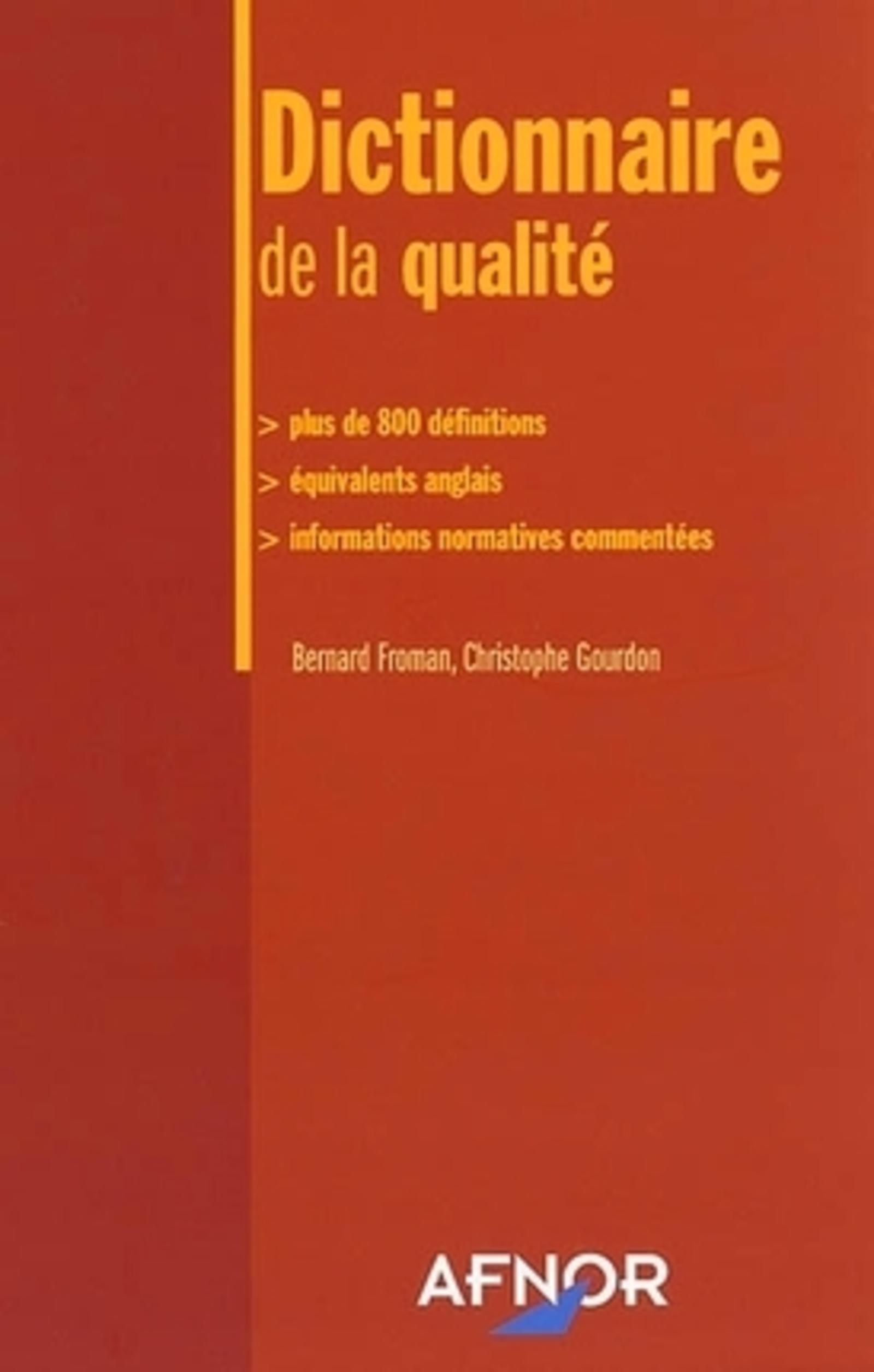 Dictionnaire de la qualité