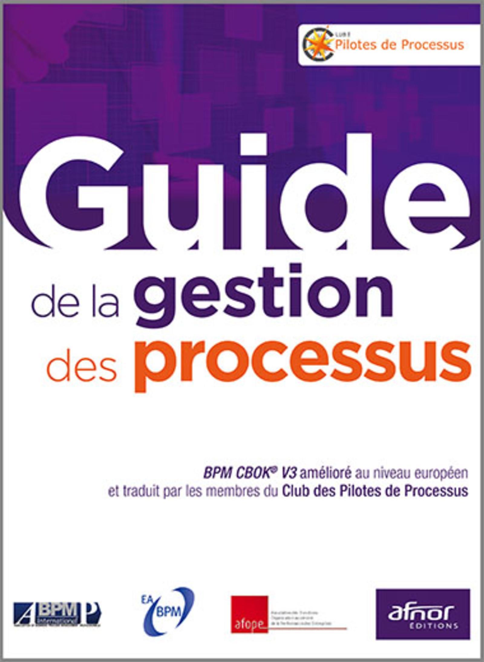 GUIDE DE LA GESTION DES PROCESSUS
