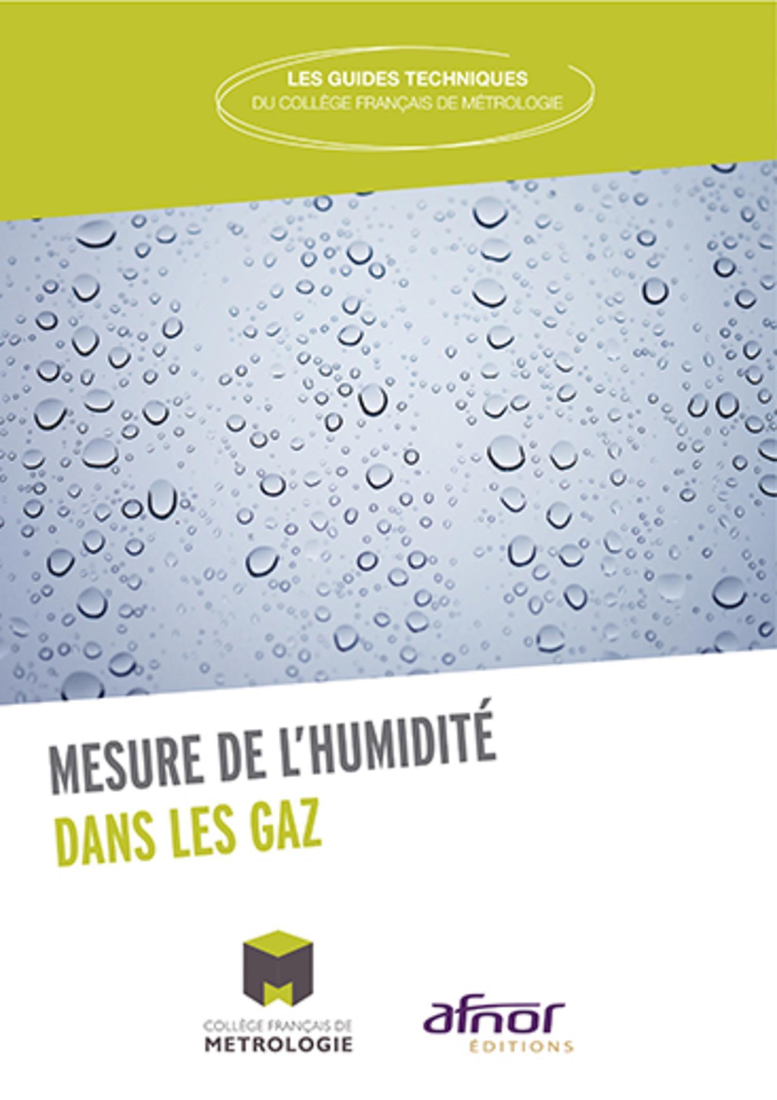 Mesure de l'humidité dans les gaz