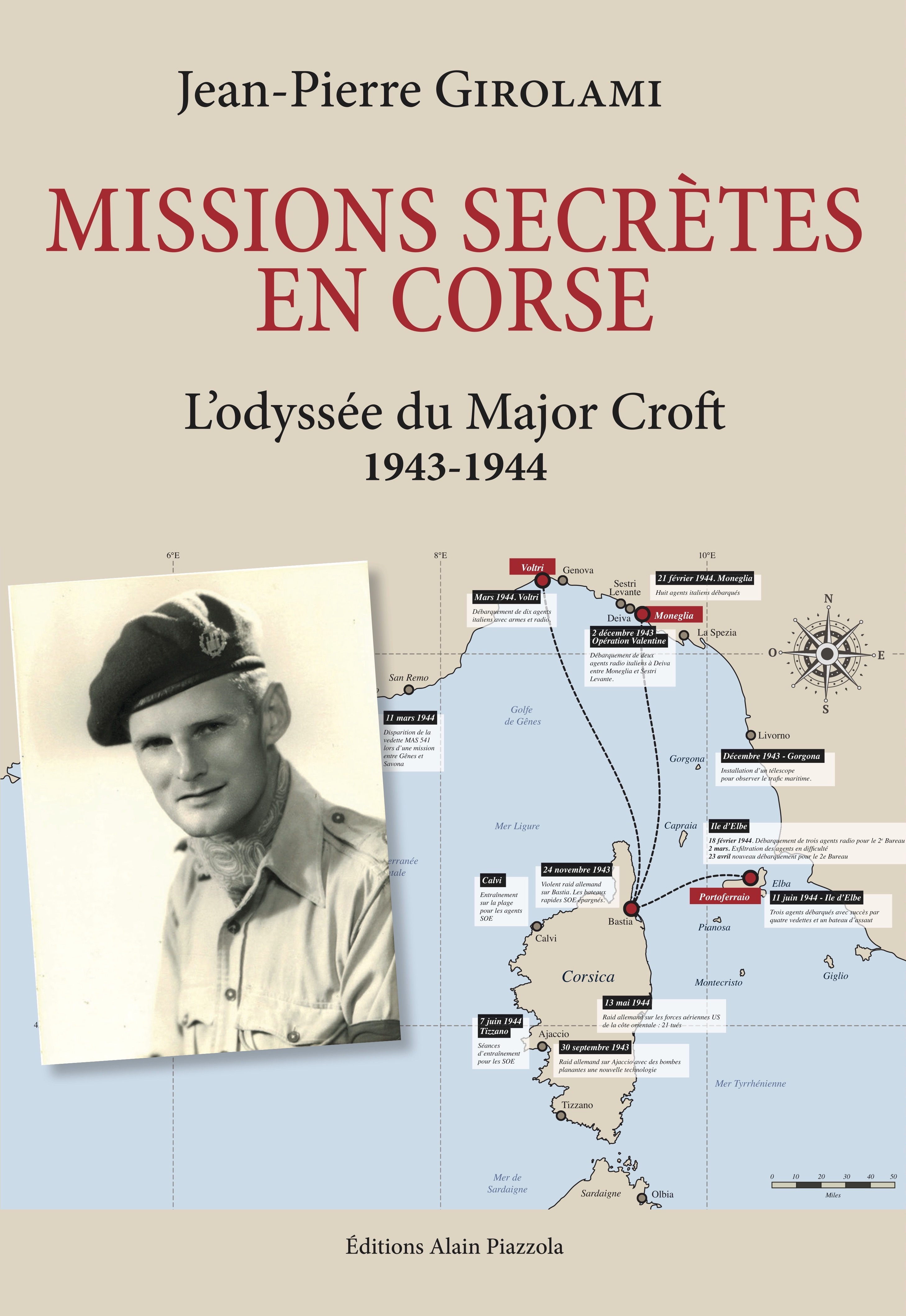 Missions secrètes en Corse-L'Odyssée du Major Croft-1943-1944