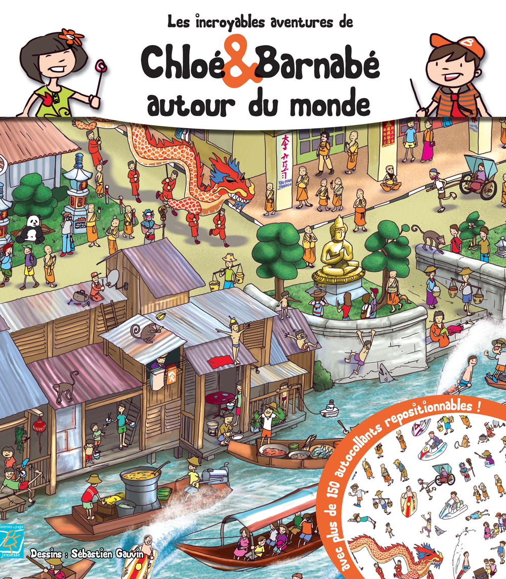 Chloé et Barnabé autour du monde