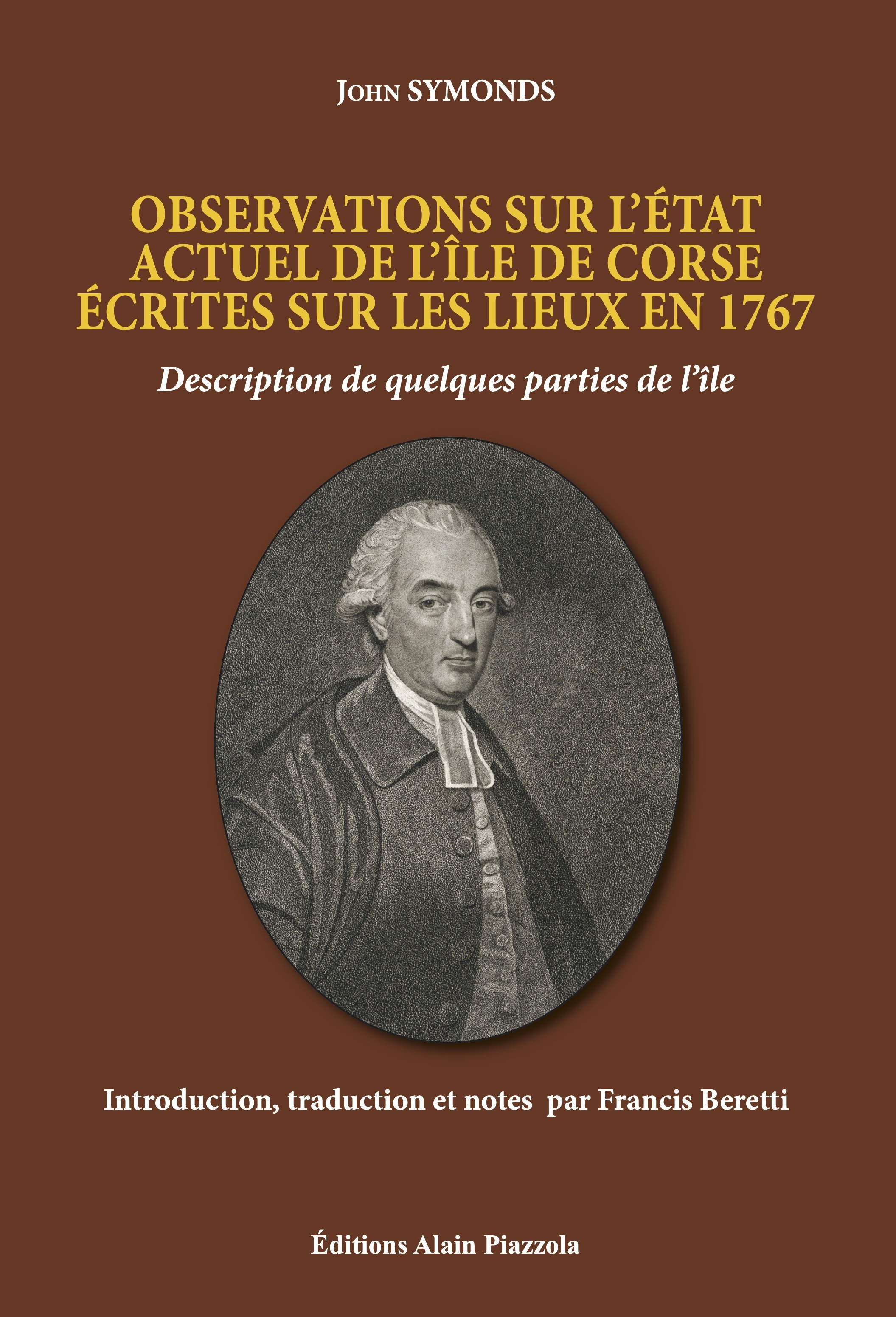 Observations sur l'état actuel de l'île de Corse écrites sur les lieux en 1767