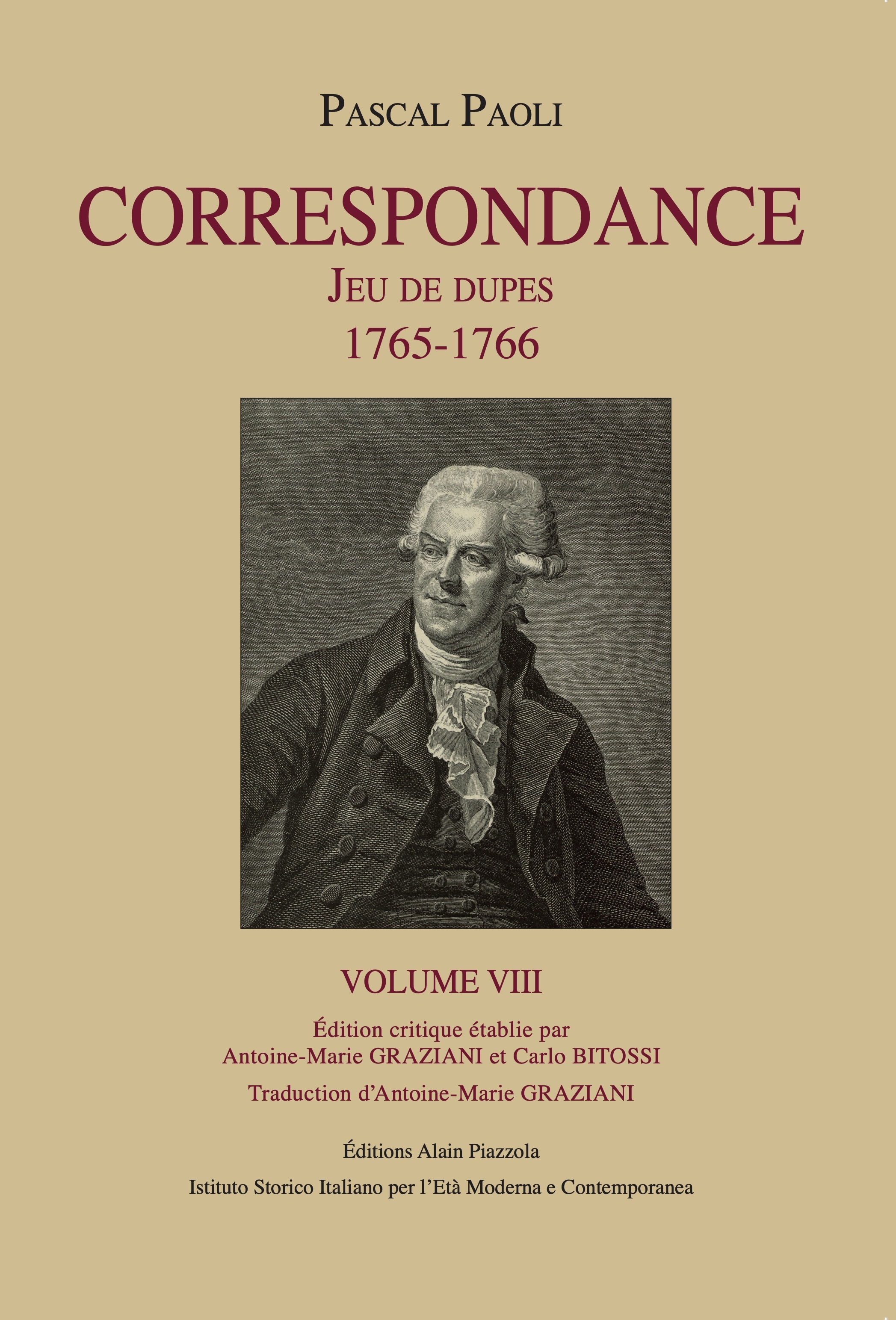 CORRESPONDANCE : Jeu de Dupes 1765-1766