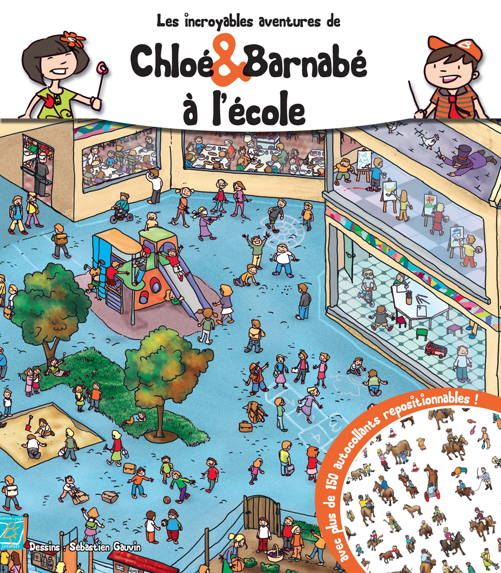 Chloé et Barnabé à l'école