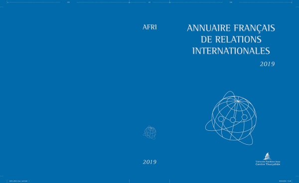 Annuaire francais de relations internationales 2019