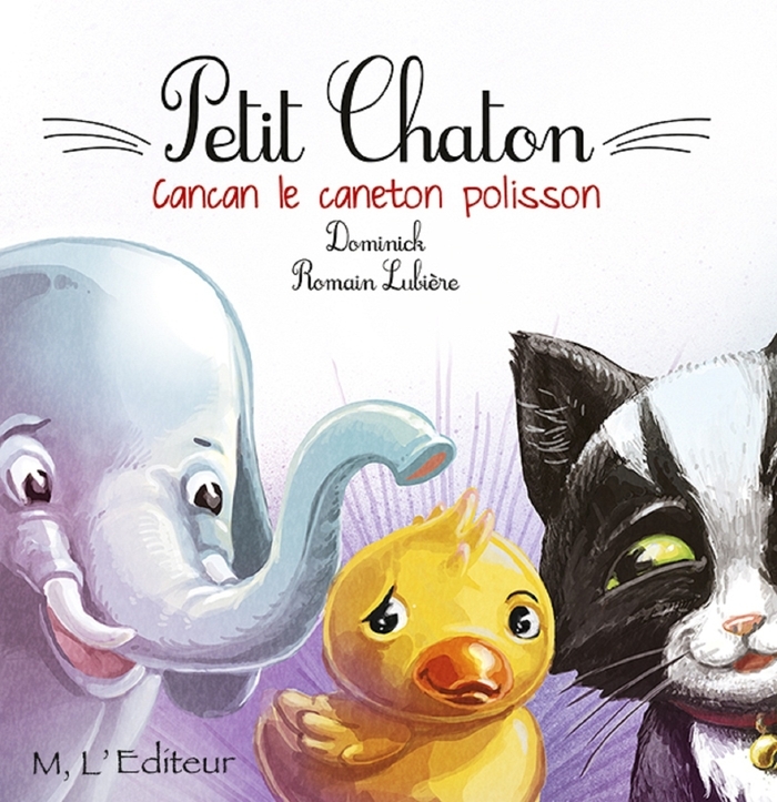 Petit chaton : Cancan le caneton polisson