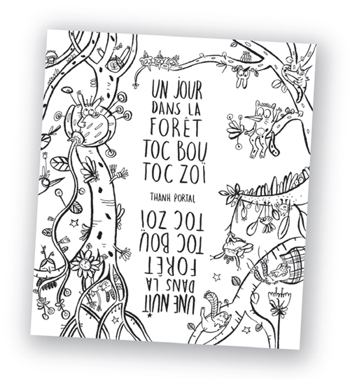 La forêt Toc Bou Toc Zoï - coloriage