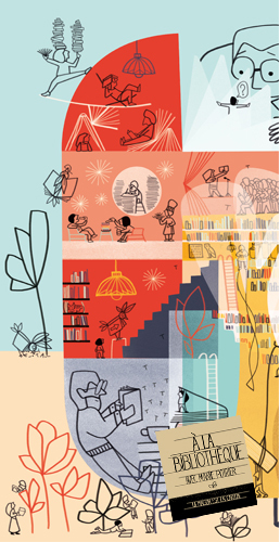 À la bibliothèque avec Marie Poirier