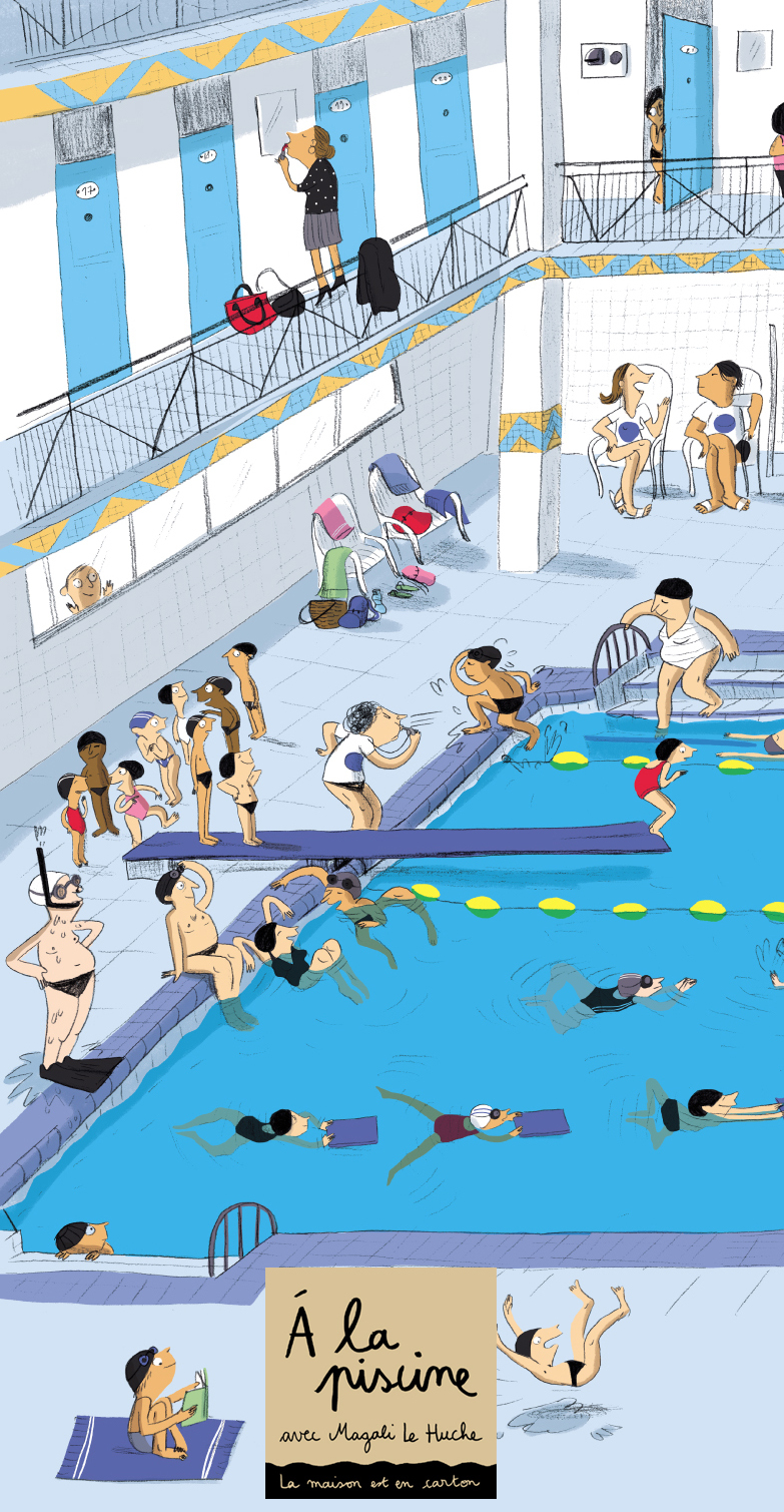À la piscine avec Magali Le Huche