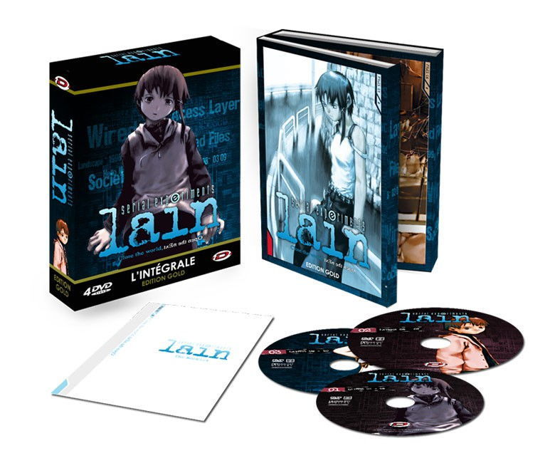 SERIAL EXPERIMENTS LAIN INTEGRALE - ED. GOLD - 4 DVD + LIVRET