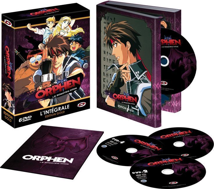 ORPHEN LE SORCIER NOIR INTEGRALE - ED. GOLD - 6  DVD + LIVRET