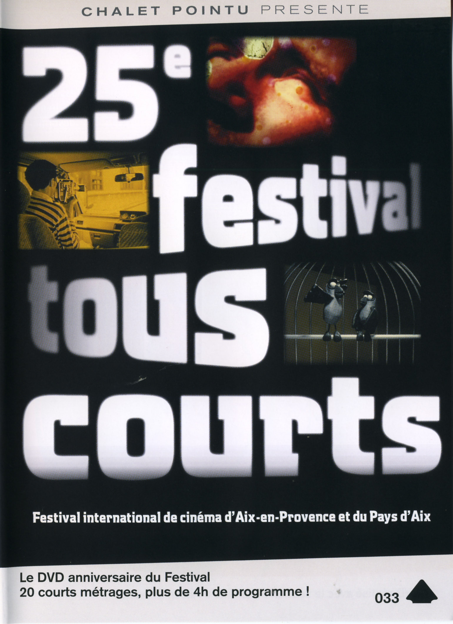 25EME FESTIVAL TOUS COURTS-DVD