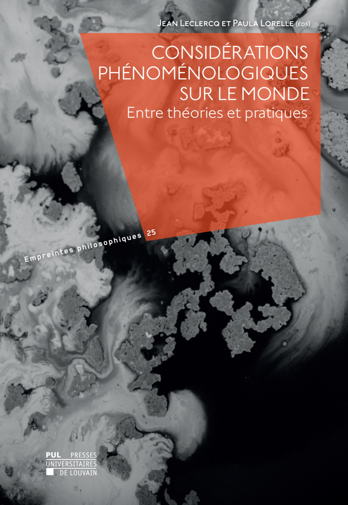 CONSIDERATIONS PHENOMENOLOGIQUES SUR LE MONDE : ENTRE THEORIES ET PRATIQUES