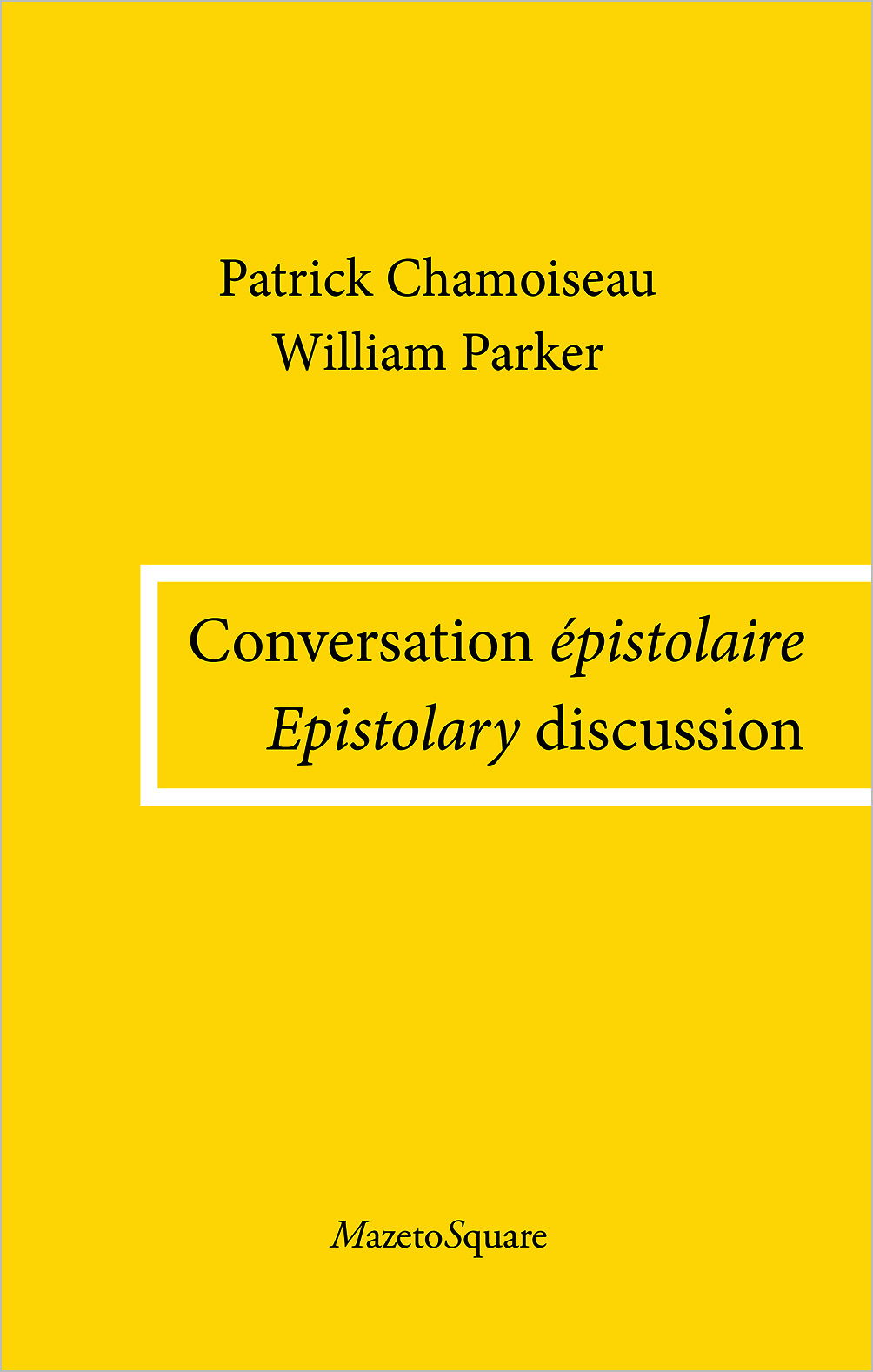 Conversation épistolaire
