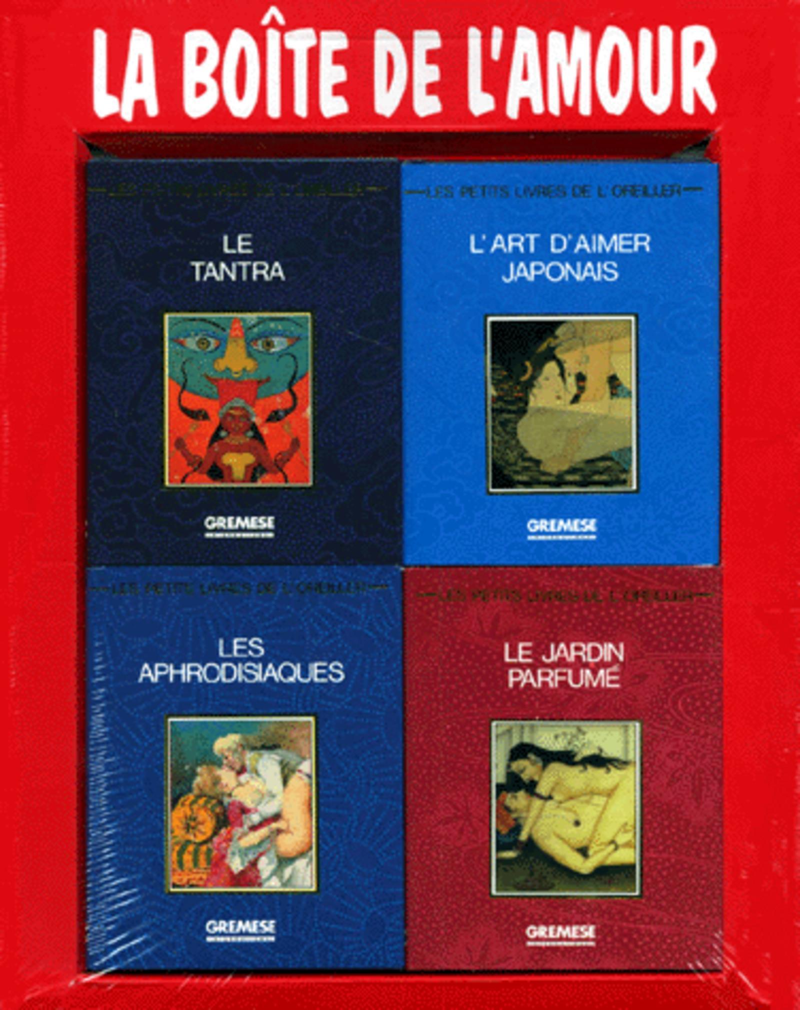 LA BOITE DE L'AMOUR (TRANTRA, JARDIN PARFUME,ART D'AIMER    JAPONAIS,APHRODISIAQ