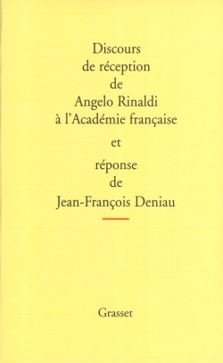 Discours de réception à l'Académie Française