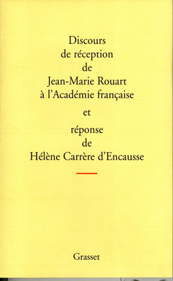 Discours de réception à l'Académie française