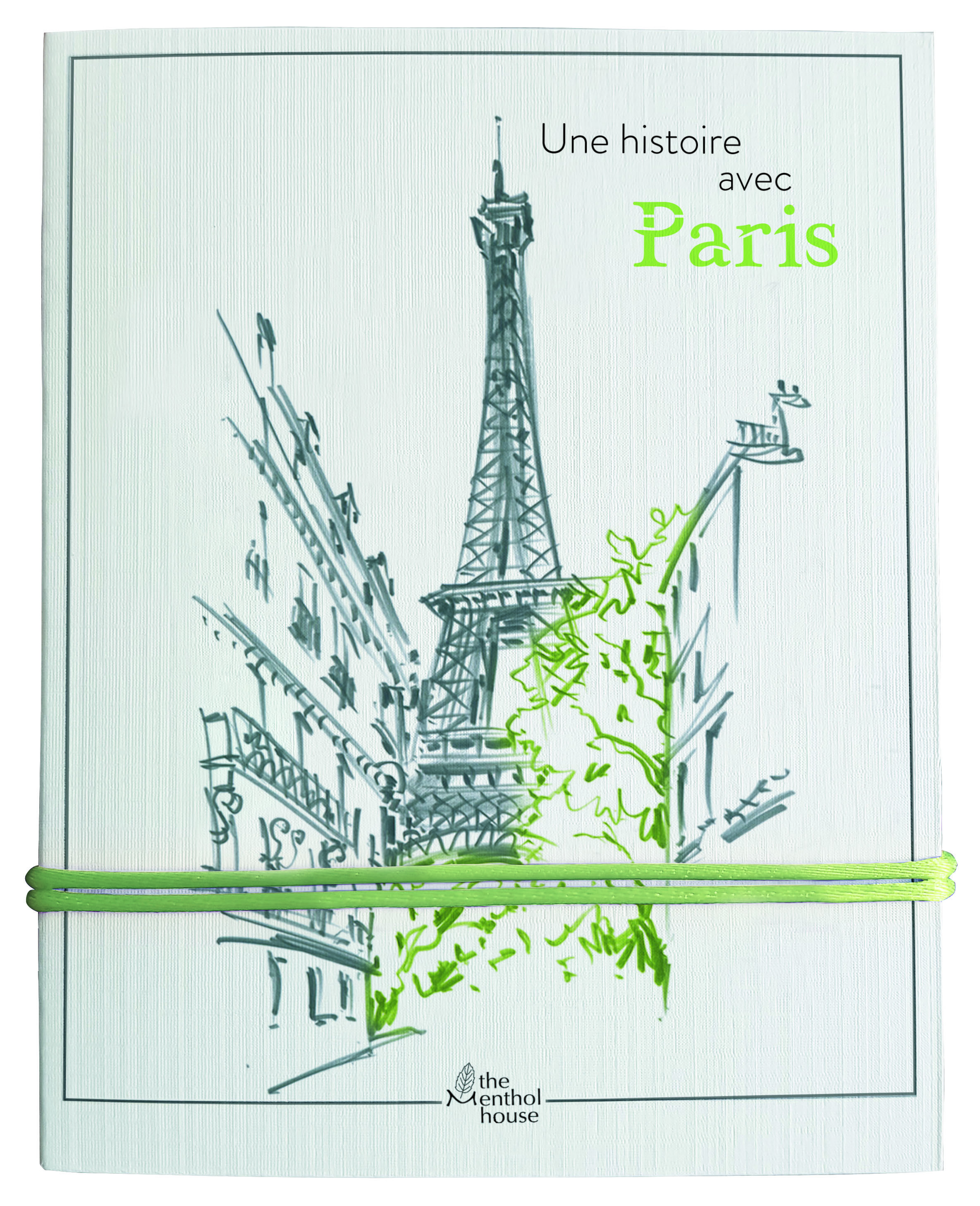 Une  histoire avec Paris  Tour Eiffel Feuilles