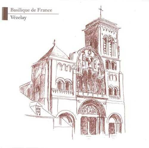 Lot de 5 cartes Basilique de France - Vézelay