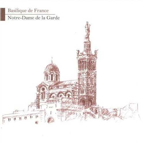 Lot de 5 cartes Basilique de France - Notre-Dame de la Garde