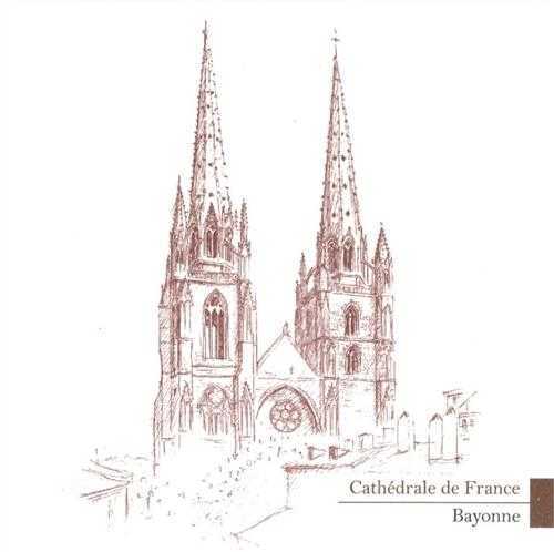 Lot de 5 cartes Cathédrale de France - Bayonne