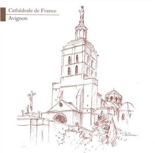 Lot de 5 cartes Cathédrale de France - Avignon