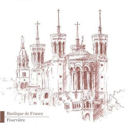 Carte Basilique de France - Fourvière